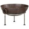  Fire Pit 55x55x38 cm Iron Colour brown Size Ø 55 cm 