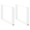  Coffee Table Legs U-Shaped 2 pcs White 70x(42-43) cm Steel Colour white Size 70 x (42-43) cm Quantity in Package 2 Number of 1 