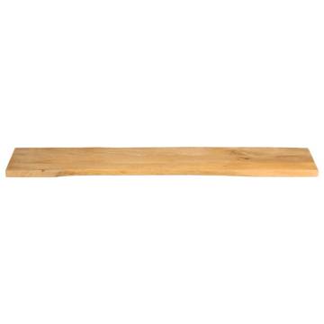 Live Edge Solid Wood Mango Table Top 180x40x2.5 cm