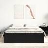 Black Oak Bed Frame 120x200 cm - Stylish & Durable Design