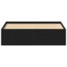 Black Oak Bed Frame 120x200 cm - Stylish & Durable Design