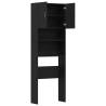 Washing Machine Cabinet Black Oak - Stylish Storage Solution