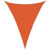 Triangular Sunshade Sail 5x6x6 m Orange - Durable HDPE | HipoMarket