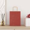 Red Paper Bags with Handles - 250 pcs, Durable & Recyclable