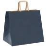 Paper Bags 50 pcs with Handles Blue - Eco-Friendly & Durable