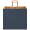 Paper Bags 50 pcs with Handles Blue - Eco-Friendly & Durable