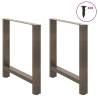 Natural Steel Coffee Table Legs - Durable & Stylish Design