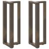  Console Table Legs T-Shaped 2 pcs Natural Steel 25x28x(72-73) cm Steel Colour natural Size 25 x 28 x (72-73) cm Quantity in Package 1 Number of 