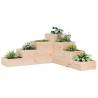  Garden Planter 4-Tier 80.5x79x36 cm Solid Wood Pine Colour natural pine Size 80.5 x 79 x 36 cm Quantity in Package 1 