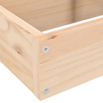 4-Tier Garden Planter - Solid Pine Wood | Hipomarket