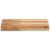 Floating Shelves 2 pcs | Acacia Wood, Space-Saving Storage