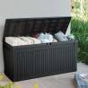 Keter Comfy 270L Anthracite Outdoor Storage Box | Hipomarket