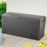 Keter Comfy 270L Anthracite Outdoor Storage Box | Hipomarket