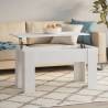 Coffee Table High Gloss White 101x49x52 cm Engineered Wood Colour high gloss white Quantity in Package 1 