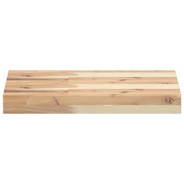 Floating Shelves 3 pcs | Untreated Solid Wood Acacia