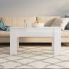 High Gloss White Coffee Table - Versatile Lift-Top Design