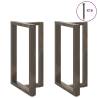  Bar Table Legs T-Shaped 2 pcs Natural Steel 60x35x(90-91) cm Steel Colour natural Size 60 x 35 x (90-91) cm Quantity in Package 1 Number of 