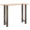 Coffee Table Legs Natural Steel - 2 pcs 40x(100-101) cm