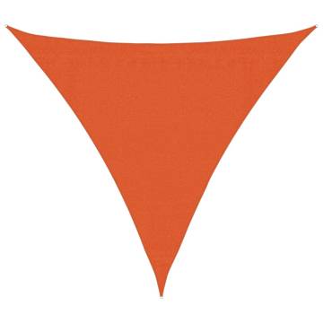 HDPE Sunshade Sail 3x3m Orange - Perfect Outdoor Shelter