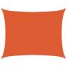 Sunshade Sail 6x8m Rectangular Orange - Durable HDPE Protection