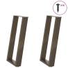  Console Table Legs U-Shaped 2 pcs Natural Steel 38x(72-73) cm Steel Colour natural Size 38 x (72-73) cm Quantity in Package 1 Number of 