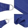 Sunshade Sail 160 gm² Rectangular Blue 5x8 m - Durable HDPE