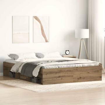 Artisan Oak Bed Frame 150x200 cm | Durable & Stylish Design