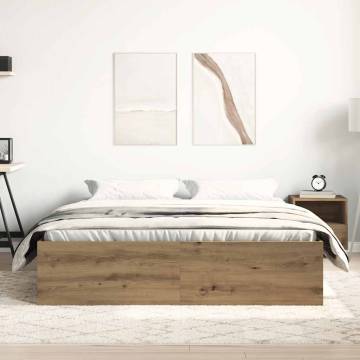 Artisan Oak Bed Frame 150x200 cm | Durable & Stylish Design