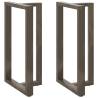  Bar Table Legs T-Shaped 2 pcs Natural Steel 60x35x(100-101) cm Steel Colour natural Size 60 x 35 x (100-101) cm Quantity in Package 1 Number of 