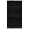 Bookcase Black Oak 60x24x109 cm | Stylish Storage Solution