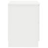 Stylish Bedside Cabinet with 2 Drawers in White - 40x36x50 cm