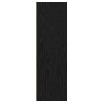 Stylish Black Oak Book Cabinet - 66x30x98 cm | Hipomarket