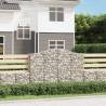  Arched Gabion Baskets 40 pcs 200x30x140160 cm Galvanised Iron Size 200 x 30 x 140/160 cm Quantity in Package 40 