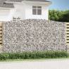  Arched Gabion Baskets 6 pcs 400x30x220240 cm Galvanised Iron Size 400 x 30 x 220/240 cm Quantity in Package 6 