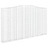 Arched Gabion Baskets - Durable Garden Barriers (6 pcs)