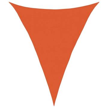 Sunshade Sail 160 gm² Orange 4x5x5 m - UV & Mould Resistant