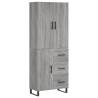 Highboard Grey Sonoma - Stylish Storage Solution | HipoMarket