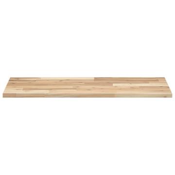 Rectangular Solid Wood Acacia Table Top - 80x40 cm