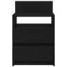 Stylish Black Bedside Cabinets Set - 2 Drawers | Hipo Market