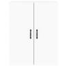 Elegant White Wall Mounted Cabinets - 2 Piece Set