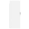 Elegant White Wall Mounted Cabinets - 2 Piece Set