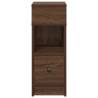 Brown Oak Bedside Cabinets - 2 pcs with Drawer | HipoMarket