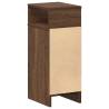 Brown Oak Bedside Cabinets - 2 pcs with Drawer | HipoMarket