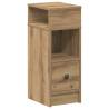 Bedside Cabinets 2 pcs with Drawer - Artisan Oak | Hipomarket