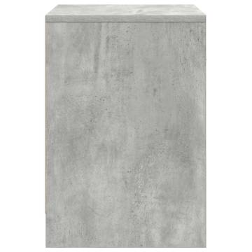 Bedside Cabinets 2 pcs with Drawer - Concrete Grey | HipoMarket