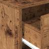 Stylish Bedside Cabinet with Drawer - Old Wood Design | HipoMarket