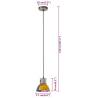 Industrial Hanging Lamp 25W Multicolour E27 - Unique Style