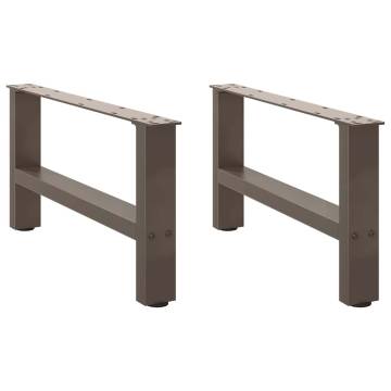 Coffee Table Legs Natural Steel 2 pcs - Sturdy & Stylish Design