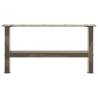 Coffee Table Legs Natural Steel 2 pcs - Sturdy & Stylish Design