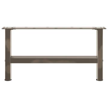 Natural Steel Coffee Table Legs - 70 cm - 2 pcs | Hipomarket UK